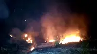 Ilustrasi – Kebakaran hutan pinus di Banyumas, Juli 2018 lalu. (Liputan6.com/Muhamad Ridlo)