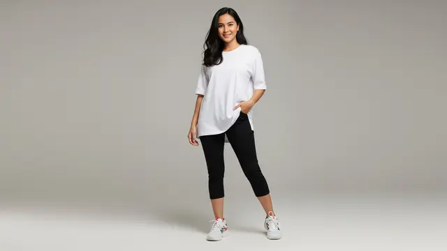 Model Celana 3/4 untuk Wanita Model Legging
