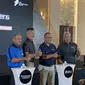 Founder Indonesian Masters Jimmy Masrin (kedua dari kiri) menyebut pihaknya bakal menyiapkan sejumlah inovasi demi menggaet lebih banyak penonton di Indonesian Masters 2023. (Liputan6.com/Melinda Indrasari)