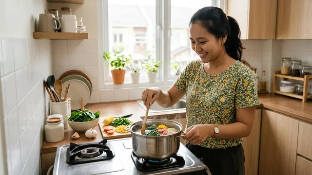 Cara Membuat Sayur Bayam Jagung Tanpa Temu Kunci