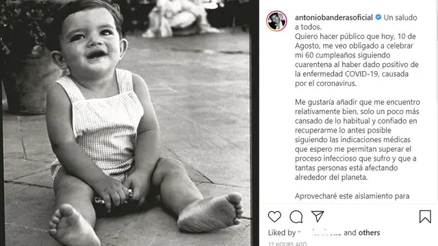 Unggahan Antonio Banderas (Instagram/ antoniobanderasoficial)