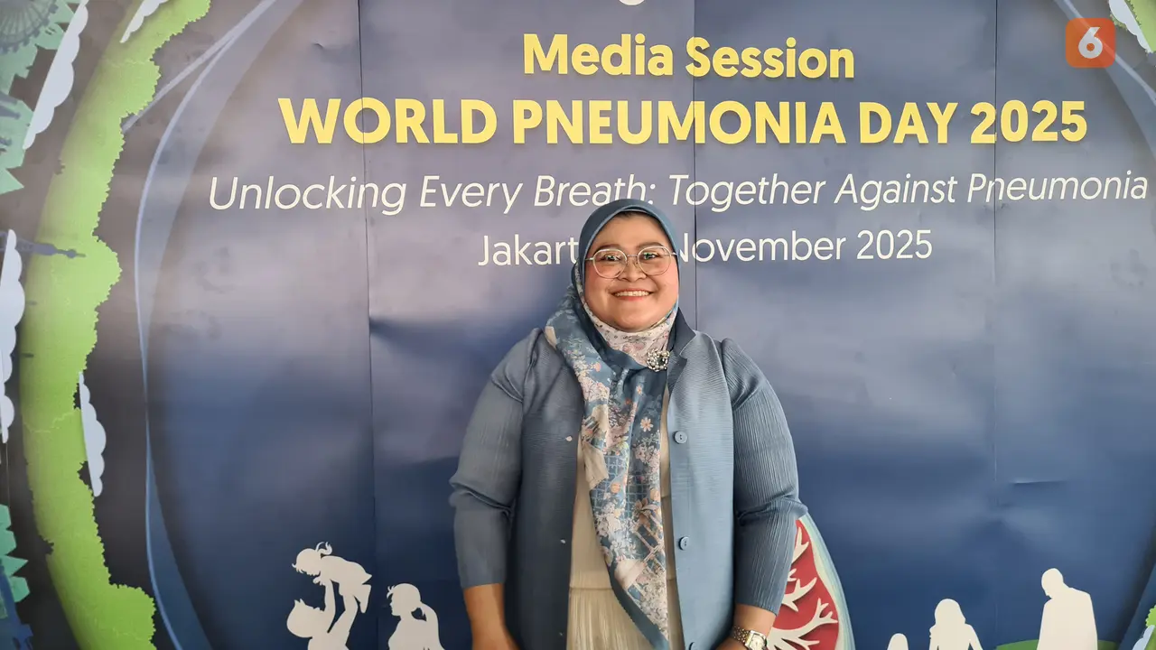 dr. Kanya Ayu Paramastri dalam kegiatan Media Session World Pneumonia Day 2025 dengan tema “Unlocking Every Breath: Together Against Pneumonia”, Jakarta Pusat, Senin (10/11/2025).