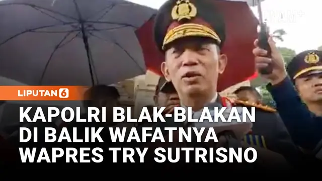 Kapolri Listyo Ungkap Fakta di Balik Wafatnya Wapres Try Sutrisno: Harus Ditindaklanjuti...