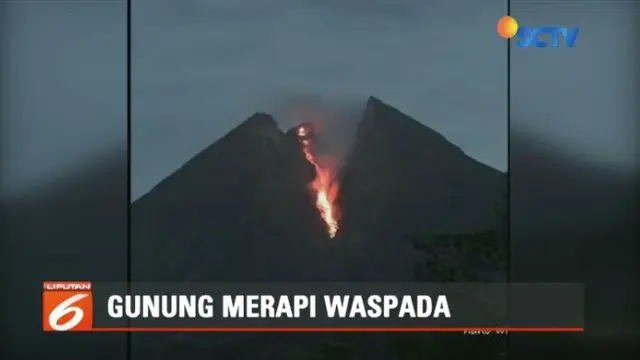 Aktivitas vulkanik Gunung Merapi masih terus meningkat ditandai dengan makin seringnya luncuran lava pijar terjadi. Meski demikian, warga diminta tetap tenang.