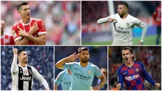 Bomber haus gol menjadi dambaan klub sepak bola di dunia nyata maupun dalam dunia gim. Berikut 7 striker tengah terbaik pada gim eFootball PES 2020 versi Real Sports101. (Foto Kolase AP dan AFP)