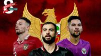 Pemain Naturalisasi Timnas Indonesia - Jordi Amat, Marc Klok, Sandy Walsh (Bola.com/Erisa Febri)
