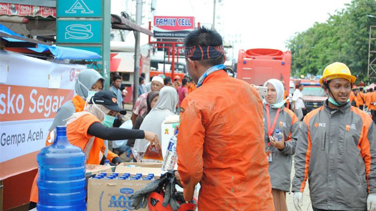 11.900 Nasi Bungkus untuk Korban Gempa Aceh
