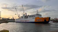 PT ASDP Indonesia Ferry (Persero) kembali memberangkatkan KMP Jatra I untuk mendukung distribusi bantuan. (Foto: ASDP)