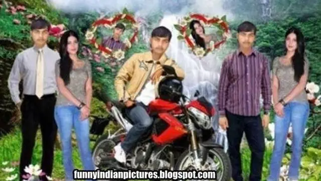 6 Editan Foto Orang India Naik Motor Ini di Luar Nalar, Ngawur Banget