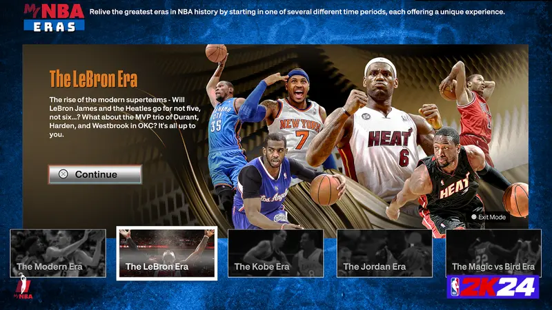 NBA 2K24 Tambahkan LeBron Era pada Fitur MyNBA dan Fitur Tambahan Lain pada The W.