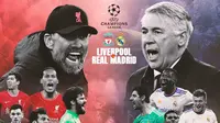 Liga Champions - Liverpool Vs Real Madrid - Head to Head (Bola.com/Adreanus Titus)