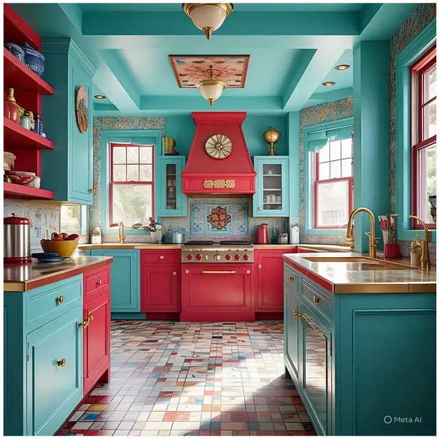 13 Kombinasi Warna Dapur Unik yang Bisa Dicoba, Jadi Tren di Tahun 2025