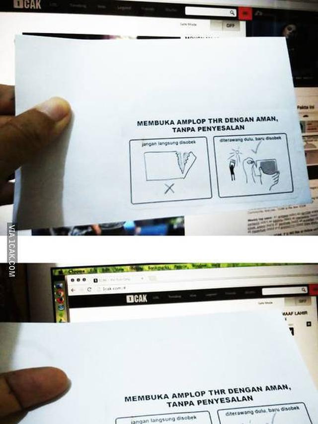 6 Desain Amplop THR Anti-Mainstream, Bikin Geleng Kepala