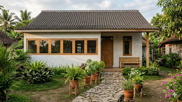 Desain Rumah Tempo Dulu yang Tetap Minimalis. Gemini