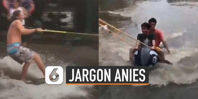 VIDEO: Terlihat Bahagia, Ini Dia Momen-Momen Seru Saat Banjir Melanda