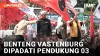 RATUSAN RIBU PENDUKUNG GANJAR-MAHFUD PENUHI BENTENG VASTENBURG DALAM KAMPANYE AKBAR