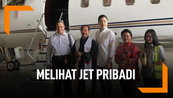 VIDEO: Melihat Jet Pribadi Suami Sandra Dewi