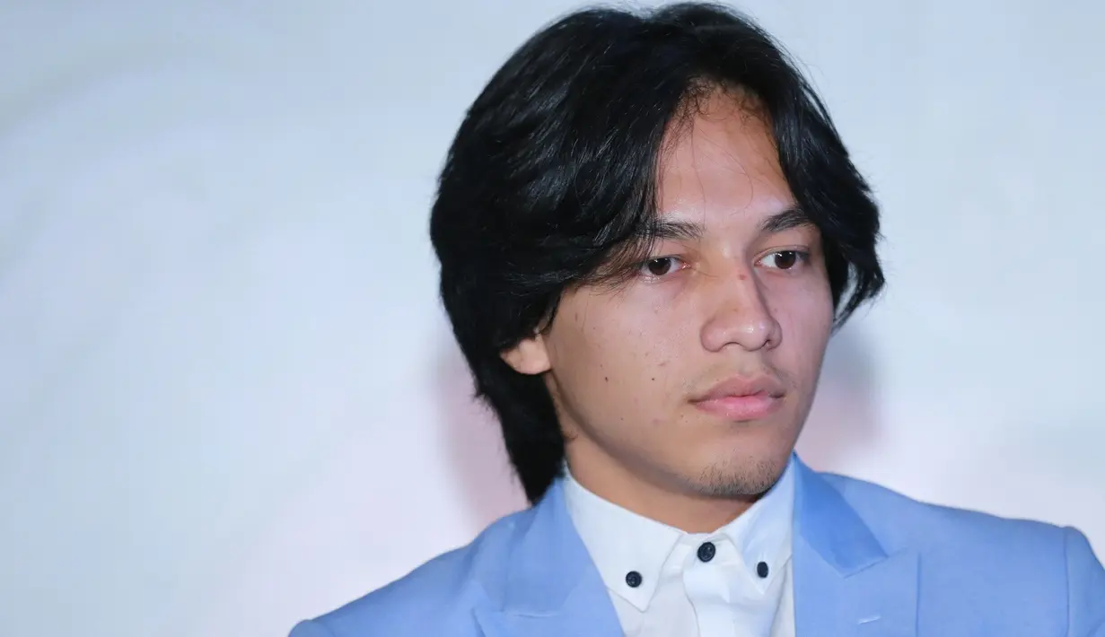 Jefri Nichol saat hadir dalam press screening Surat Cinta Untuk Starla The Movie di CGV Grand Indonesia, kawasan Thamrin, Jakarta Pusat, Jumat (22/12/2017). (Adrian Putra/Bintang.com)
