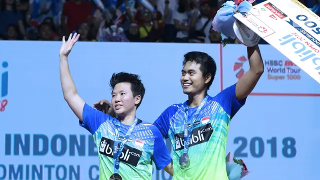 Tontowi Ahmad / Liliyana Natsir Sabet Gelar Juara Indonesia Open 2018
