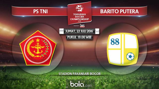PS TNI Vs Barito Putera (Bola.com/Adreanus Titus)