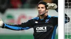 Portsmouth's goalkeeper David James during the UEFA Cup group E match VfL Wolfsburg vs. Portsmouth FC in Wolfsburg on December 4, 2008. Wolfsburg won 3-2. AFP PHOTO/RONNY HARTMANN