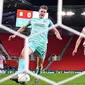 Pemain Brighton and Hove Albion Evan Ferguson (kiri) mencetak gol ke gawang Stoke City pada pertandingan sepak bola putaran kelima Piala FA di Stadion bet365, Stoke on Trent, Inggris, 28 Februari 2023. Brighton and Hove Albion mengalahkan Stoke City dengan skor 1-0. (Oli SCARFF/AFP)