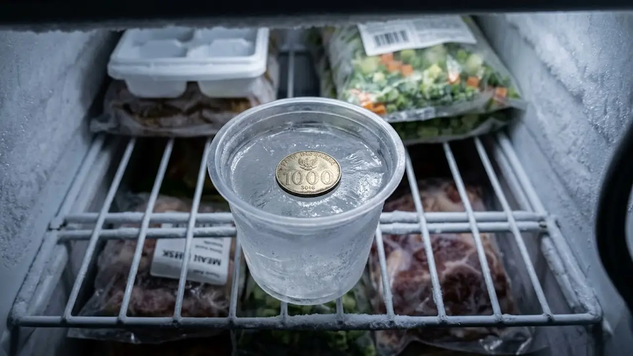 Trik Taruh Koin di Freezer untuk Membantu Mengecek Kondisi Kulkas