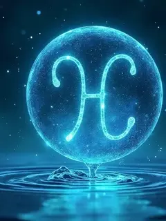 logo ramalan zodiak aquarius (sumber: AI generated)