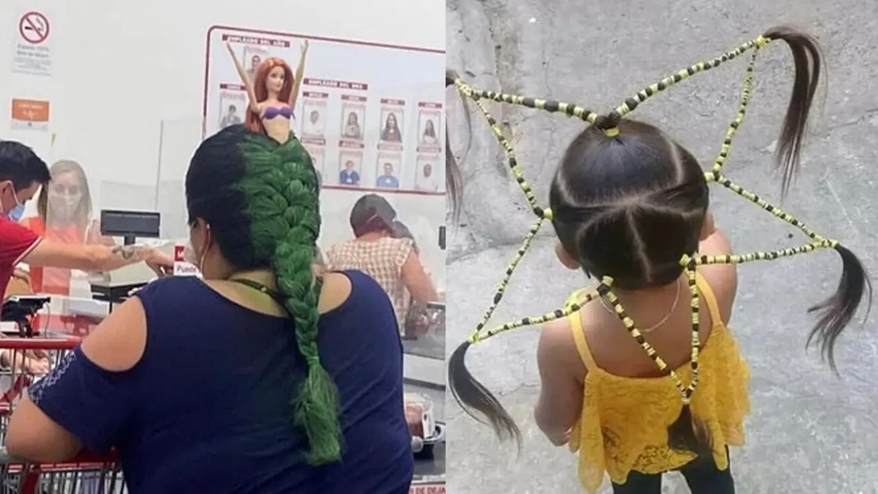 6 Gaya Rambut Kuncir Paling Absurd Ini Bikin Tepuk Jidat, Kocak
