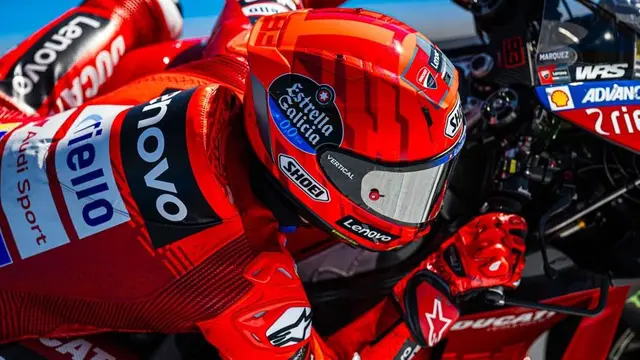 Pembalap Ducati Lenovo Team, Marc Marquez (c) Ducati Corse