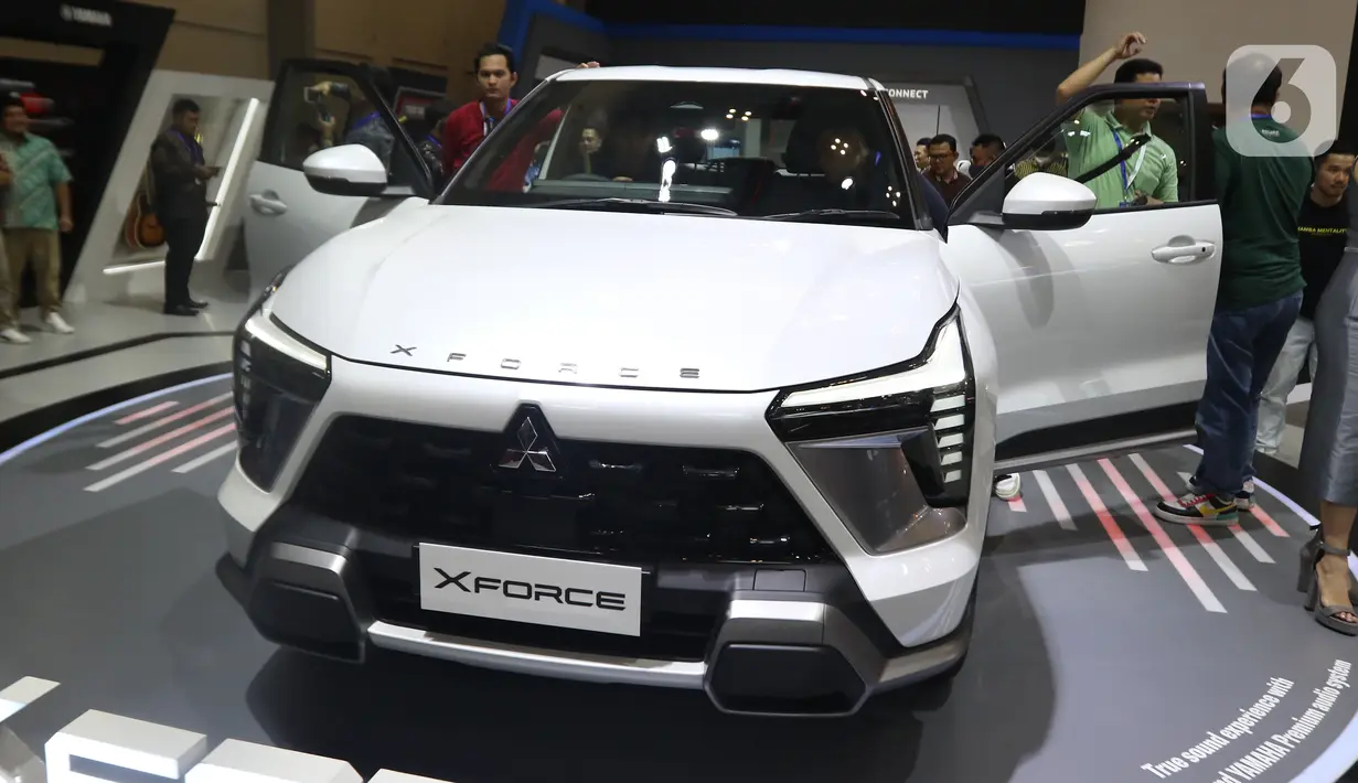Pameran GIIAS 2023 menyajikan berbagai inovasi menarik, dan salah satu sorotan utamanya adalah peluncuran Mitsubishi Xforce.  (Liputan6.com/Angga Yuniar)