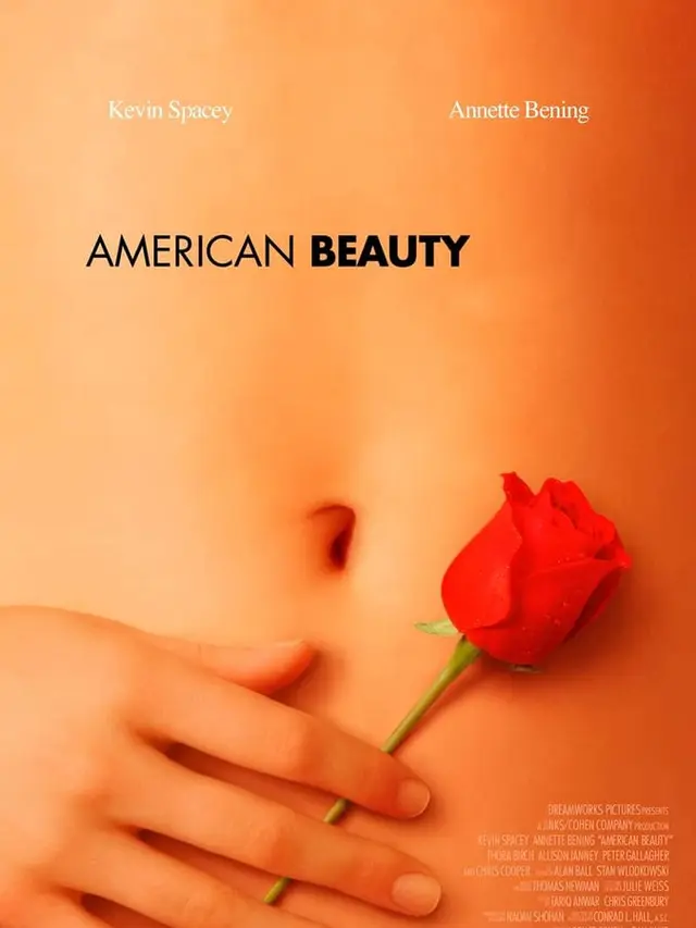 Poster film American Beauty. (Foto: Jinks/Cohen Company/ DreamWorks Pictures/ IMDb)