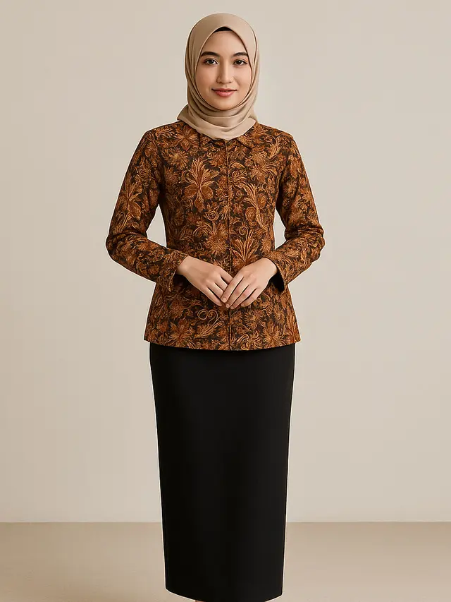 Baju Batik Tulis Klasik Wanita Cocok Dengan Bawahan Apa? 8 Padu Padan Ini Bantu Kamu Anti Kaku dan Tetap Cantik/ Ilustrasi AI