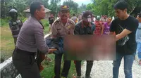 Anak Bacok Ayah di Sigi. (Liputan6.com/Apriawan)