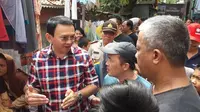 Hari pencoblosan Pilgub DKI Jakarta 2017 kian dekat, Calon gubernur DKI Jakarta Basuki Tjahaja Purnama memberi pengarahan kepada saksi-saksi TPS