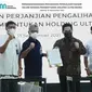 Penandatanganan Perjanjian Pengalihan Saham Dalam Rangka Pembentukan Holding Ultra Mikro, Jakarta, 13 September 2021.