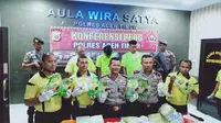 Sabu dalam kemasan teh di Aceh (Liputan6.com/Rino Abonita)