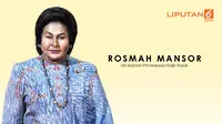 banner Rosmah Mansor (Liputan6.com/Abdillah)