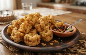 Resep Tahu Goreng Krispi Kopong yang Renyah Tahan Seharian, Kuncinya di Trik Guyuran Adonan