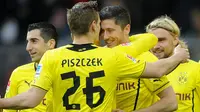 Selebrasi Pemain Borussia Dortmund (AFP/Jonas Güttler)
