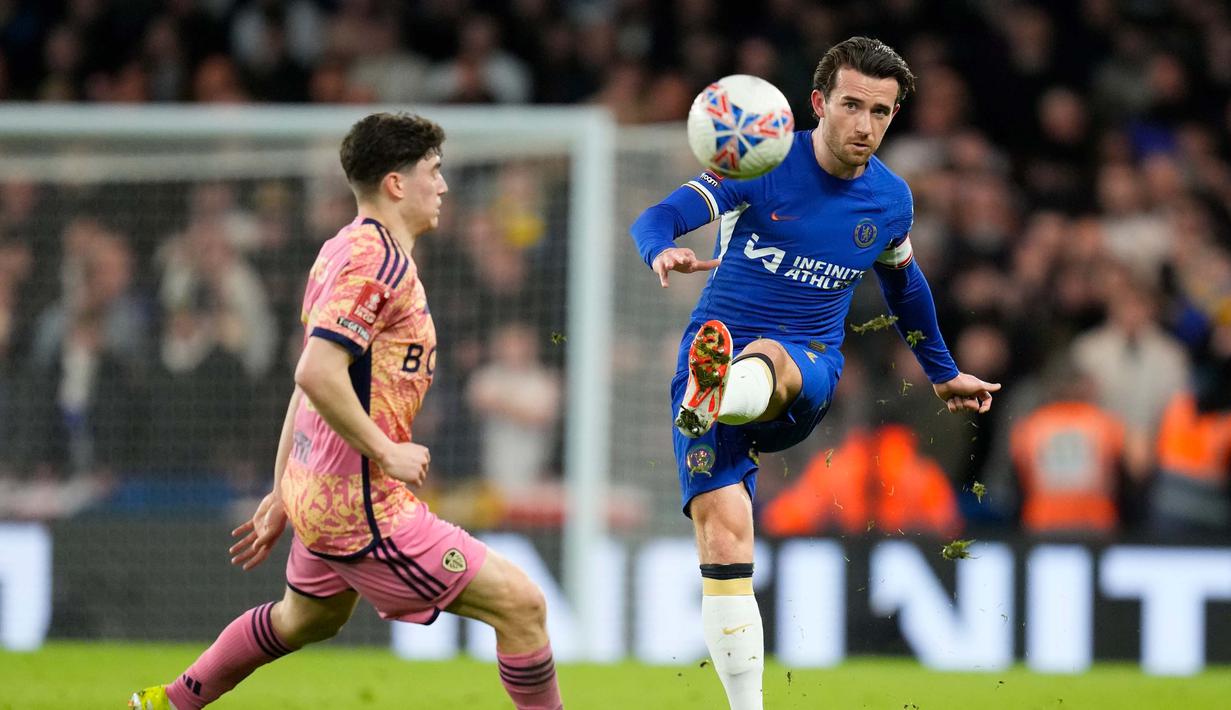 Gol Conor Gallagher di penghujung laga memastikan langkah Chelsea ke babak selanjutnya. (AP Photo/Kirsty Wigglesworth)