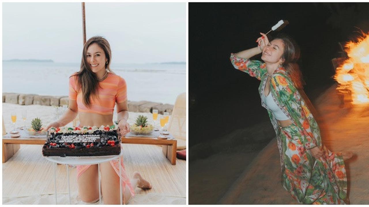 6 Potret Penampilan Wulan Guritno Rayakan Ultah ke-43, Bak ABG Usia 20-an Tahun