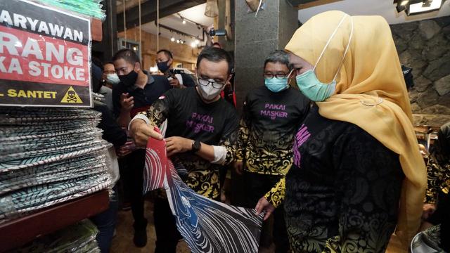 Gubernur Jawa Timur Khofifah Indar Parawansa melakukan kunjungan kerja ke Banyuwangi.