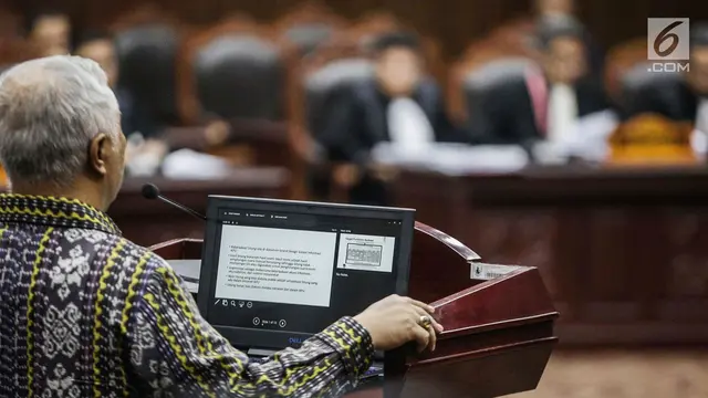 Saksi Ahli KPU Terangkan Sistem Situng di Sidang Sengketa Pilpres