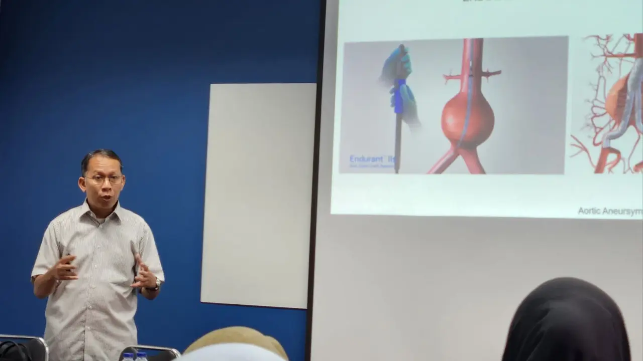 Dokter Suko dari Heartology Hospital menjelaskan soal aneurisma aorta.