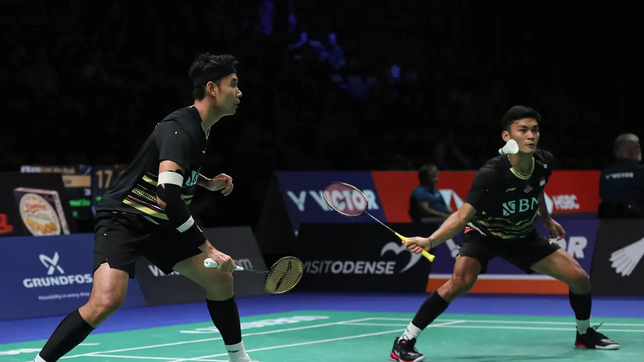 Bagas Maulana/Muhammad Shohibul Fikri - Denmark Open 2023 - Bulu Tangkis