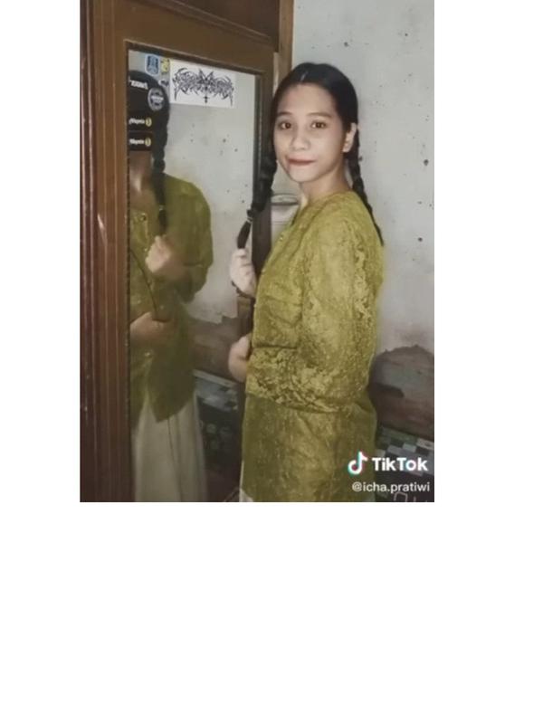 Icha Pratiwi, Artis TikTok mirip Nagita Slavina (Sumber: TikTok/icha.pratiwi)