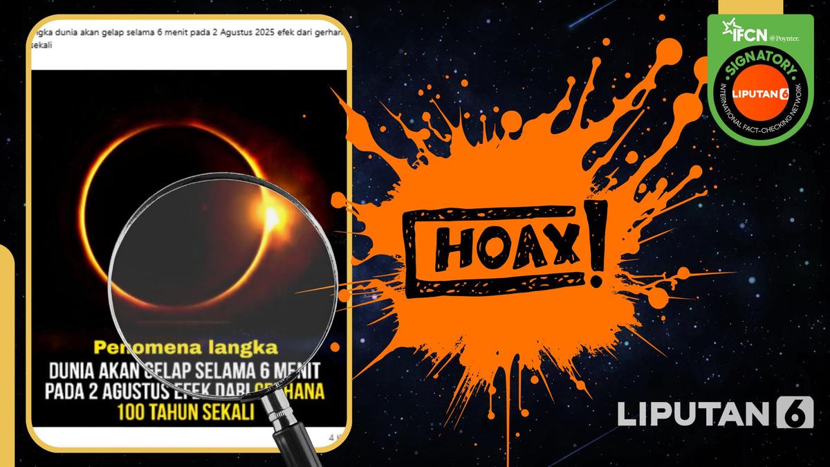 Waspada Hoaks Peristiwa yang Terjadi pada Agustus, dari Gerhana sampai Listrik Gratis