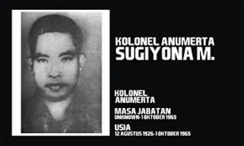 Kolonel Infanteri Anumerta R Sugiyono Mangunwiyoto | Via: id.wikipedia.org