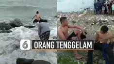 Aksi heroik ditunjukkan oleh kedua pemuda ini karena menyelamatkan orang tenggelam di laut.